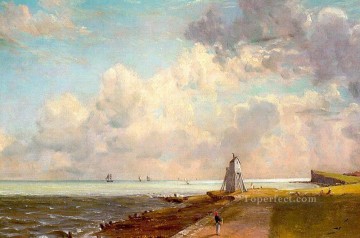  Constable Art Painting - Harwich lighthouse Romantic landscape John Constable Beach